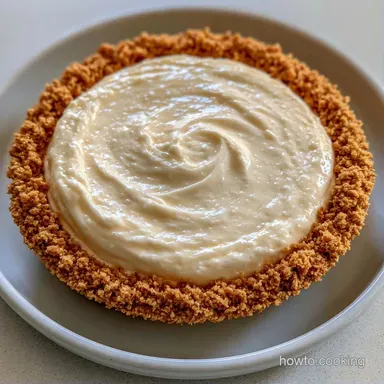 Easy Cream Cheese Pie with Condensed Milk Recipe Card