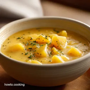 Easy Creamy Potato Soup in 30 Minutes Recipe Card