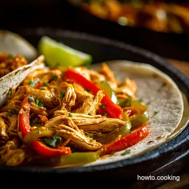 Crock Pot Chicken Fajitas: Effortless Set-and-Forget Weeknight Meal Recipe Card