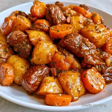 Easy Dutch Oven Ground Beef in 30 Min Recipe Card