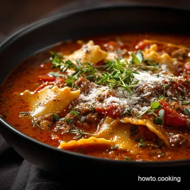 Lean Luscious Healthy Lasagna Soup A Weeknight Comfort Classic