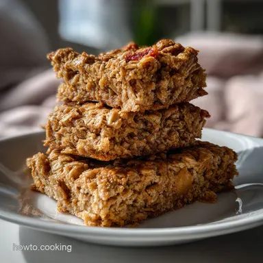 Peanut Butter Oatmeal Bars Easy Healthy Peanut But: Ultimate Chewy Treat Recipe Card