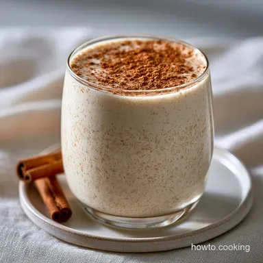 Silky Eggnog for 5 Servings Recipe Card