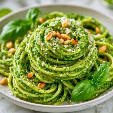 Easy Homemade Pesto Pasta in 20 Minutes