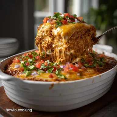Enchilada Casserole: Easy Layered Recipe Ready in Under 50 Mins