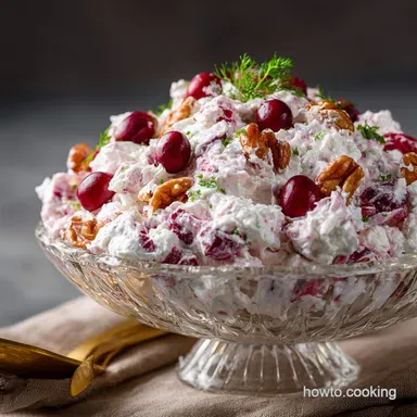 Cranberry Fluff Salad: The No-Weep, Ultra-Creamy Thanksgiving Side Recipe Card