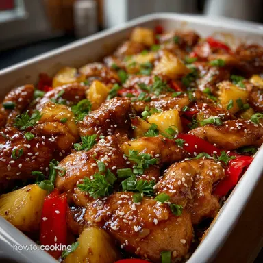 Easy Sheet Pan Pineapple Teriyaki Chicken Sheet Pa - Quick Dinner