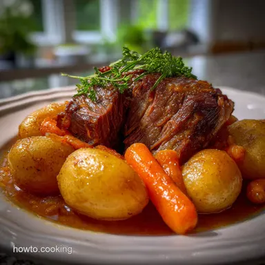 Slow Cooker Pot Roast Recipe: Easy Fork-Tender Perfection Recipe Card