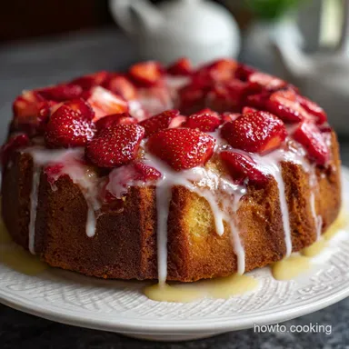 Easy Strawberry Cake: Unfussy Fresh Flavor Recipe Recipe Card