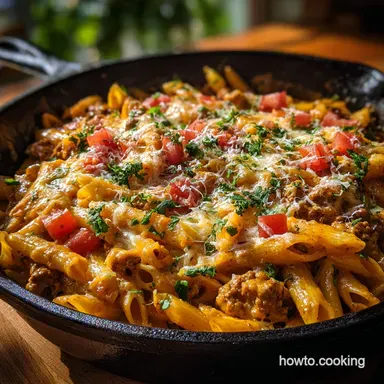 Easy Taco Pasta: Velvety & Ready in 30 Minutes Recipe Card