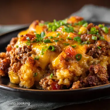 Texas Hash Casserole: Hearty, Cheesy Comfort Food Done Easy Recipe Card