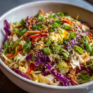 Egg Roll Bowl in 20 Minutes - Savory Pork Glaze