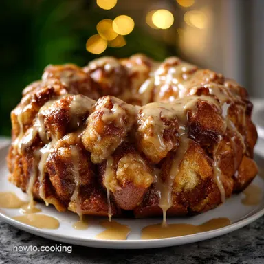 Eggnog Monkey Bread: Easy Holiday Favorite Recipe Recipe Card