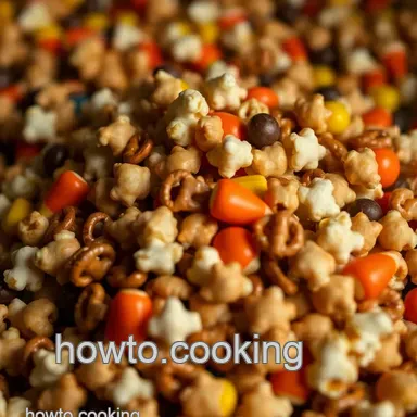 Easy Fall Harvest Caramel Corn Mix for Cozy Evenings Recipe Card