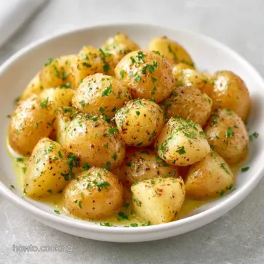 Fast Summer Potato Salad for 4 Servings Recipe Card