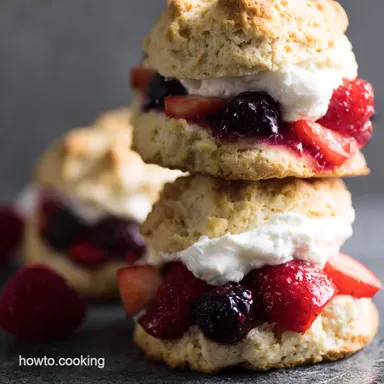 Fluffy Shortcake Biscuits Recipe Berry Bliss in Every Bite