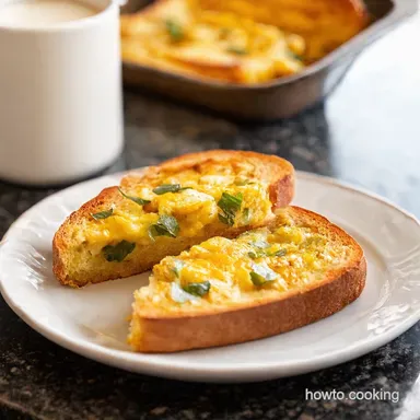 Focaccia Toast Fiesta Easy ItalianStyle Brunch Recipe Card
