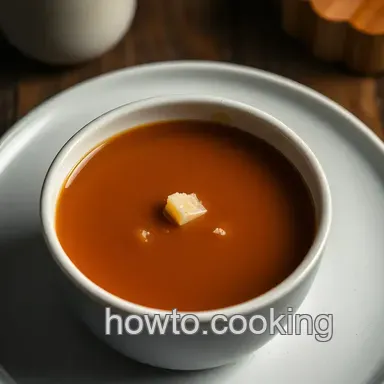 Foolproof Homemade Caramel Sauce (Silky Smooth!) presentation