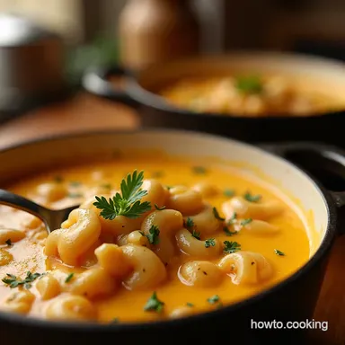 French Onion Soup Mac Cheese Comfort Food Done Right Recipe Card