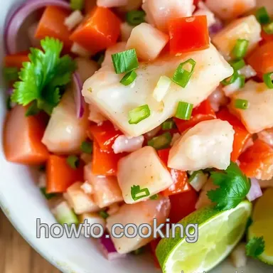 My Go-To Fresh Ceviche: Zesty, Easy & Delicious - A Flavorful Experience Recipe Card