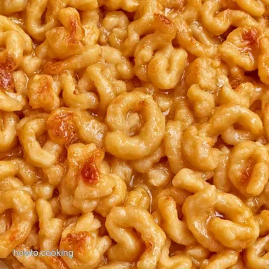 Garlic Butter Spaetzle in 30 Minutes Recipe Card
