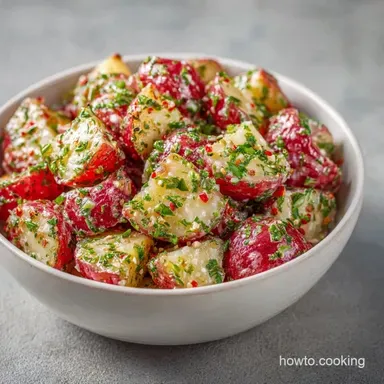 Garlic Red Skin Potato Salad: Make-Ahead