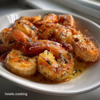 Delicious New Year s Eve Food Idea with Garlic Shrimp: 15-Minute Snap Recipe Card