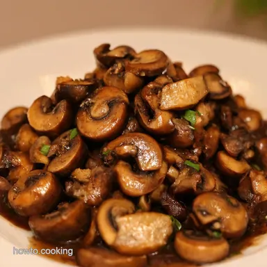 Garlic Mushrooms My GoTo Saut&eacute;ed Mushroom Side Dish Recipe Card