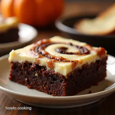 Ghostly Good Halloween Cream Cheese Swirl Brownies Recipe Recipe Card