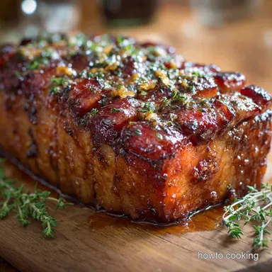 Ham Loaf Recipe The Sticky Sweet Savoury Glazed Comfort Food Recipe Card