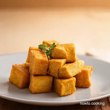 Golden Crispy Tofu Your New Weeknight Hero Recipe Card