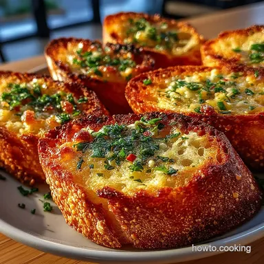 Ultimate Garlic Bread Crostini Recipe Crispy Homemade Bites