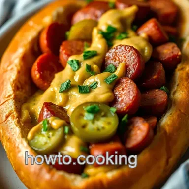 Ultimate Gourmet Kielbasa Sandwiches: Zesty Mustard-Jalape&ntilde;o Spread Recipe Card