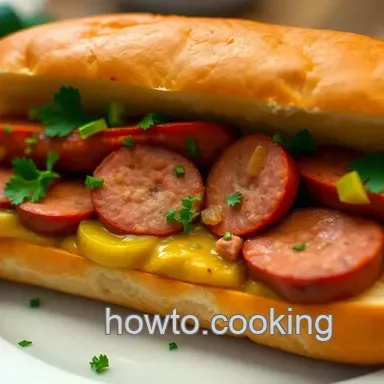 Ultimate Gourmet Kielbasa Sandwiches: Zesty Mustard-Jalapeño Spread