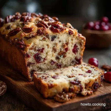 Cranberry Pecan Bread: Moist Loaf Recipe for Tea Time