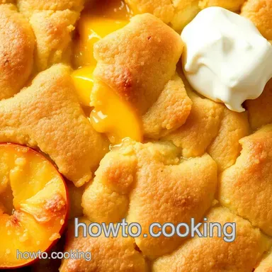 Grandma Betty's Easy Peach Cobbler Recipe | Simple & Sweet Recipe Card