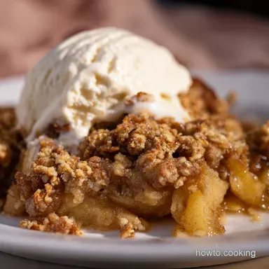 Grandmas Apple Crisp Recipe A Slice of Home Recipe Card