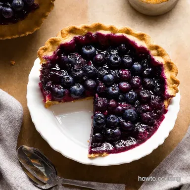Grandmas Basic Blueberry Pie Simple Delicious