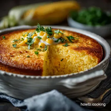Grandmothers Corn Pudding: The Proper Old Fashioned Creamy Recipe Recipe Card