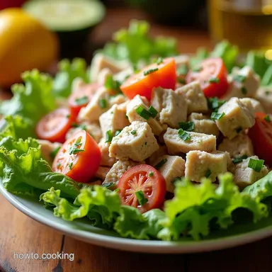 Healthy Tuna Salad Recipe No Mayo All Flavour Recipe Card