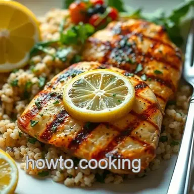 Easy and Healthy Dinner Recipes: Grilled Lemon Herb Chicken with Quinoa Salad
