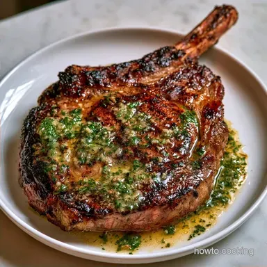 Grilled Tomahawk Steak for 2 Servings