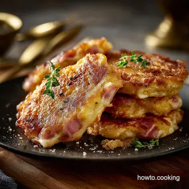 Recipes using Leftover Ham Grand Slam Gruy&egrave;re Fritters Recipe Card