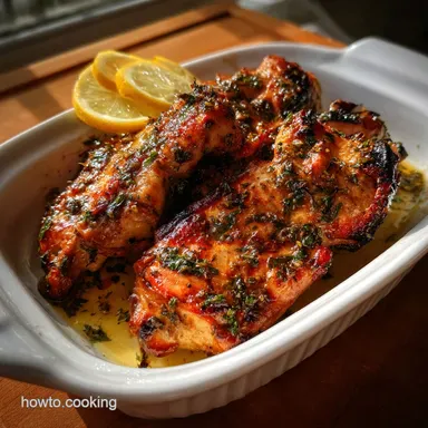 Healthy Chicken Marinade: 10-Minute Zesty Lemon Prep Recipe Card