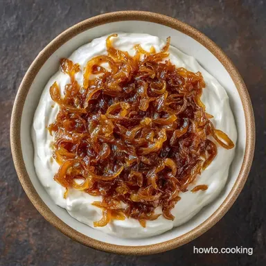 Greek Yogurt French Onion Dip Recipe Card