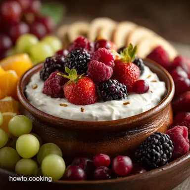 The Best Healthy Fruit Dip with Greek Yogurt 5Minute Recipe Recipe Card