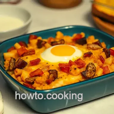 Hearty Breakfast Casserole: A Family Favorite with Bacon & Eggs