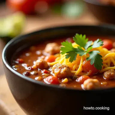 Easy Turkey Taco Soup Recipe Quick Hearty Comfort Food Recipe Card