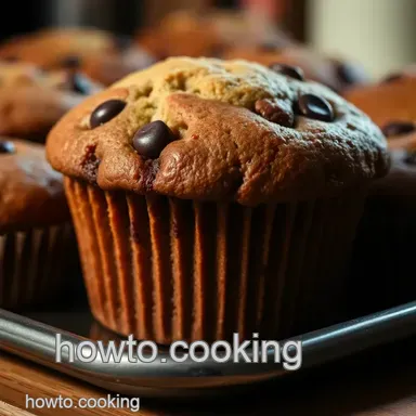 Heavenly Recipe for Chocolate Chip Muffins: My Family's Favorite Treat Recipe Card