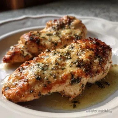 Heavy Cream Dishes: 30 Minute Creamy Garlic Chicken Recipe Card